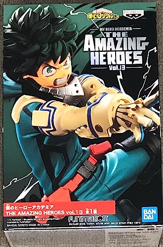 Banpresto Figura de Accion Izuku Midoriya My Hero Accademia The Amazing Heroes Vol.13, Multicolor, BP17491