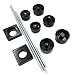 NBX-Black Aluminum fork Axle Caps Covers for 96-05 for Suzuki GSXR 600 750 01-04 1000