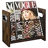 Yinmit magazine holder magazine rack for desktop and home office farmhouse file storage basket for letters magazines books newspapers small  urban country home decor