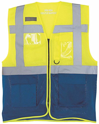 Workwear World WW156 Chaleco Ejecutivo de Malla Abierta de Alta Visibilidad, Amarillo