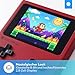 Silvergear® Analogue Pocket Konsole Retro | mit 240 Klassichen Spielen l Handheld Spielekonsole l Mini Game Konsole l Tragbare Retro Videospielekonsole | 12,5x8x2,3 cm | Rot