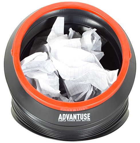 ADVANTUSE - Pattumiera per auto, 4 litri, anche