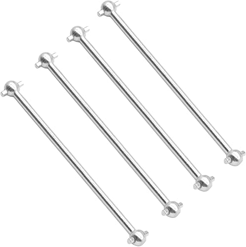ShareGoo - 4 piezas de repuesto de metal de 3.524 in Dogbones 08029 compatibles con Redcat Tsunami Volcano Epx/Pro HSP 1/10 RC Model Car Truck,