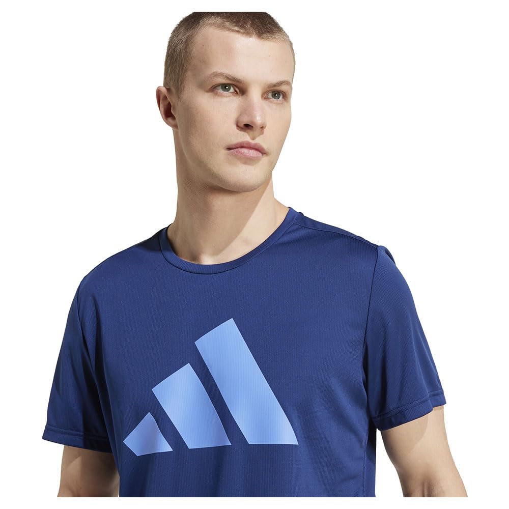 Adidas Hombre Run It Stripes tee