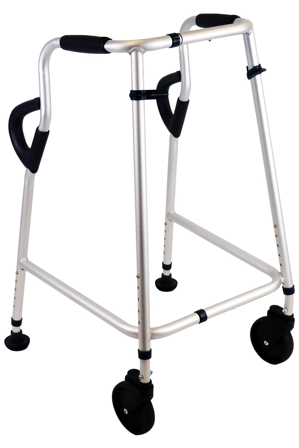 NRS Walk Safe - The Most Significant Walking Frame Design Innovation in 70 Years, Doubles Stability When Turning. Adjustable Height & Width Frame by NRS – Large