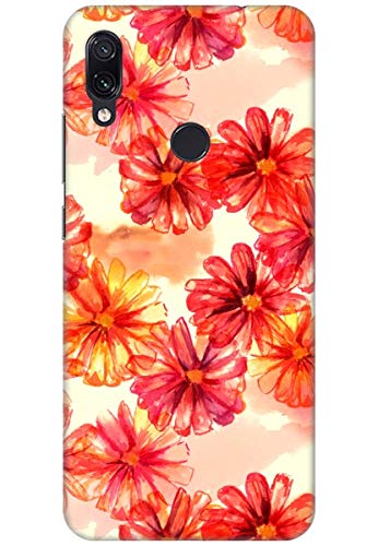 Bright Abstract Water Colour Floral Printed Back Cover Phone Case For 
