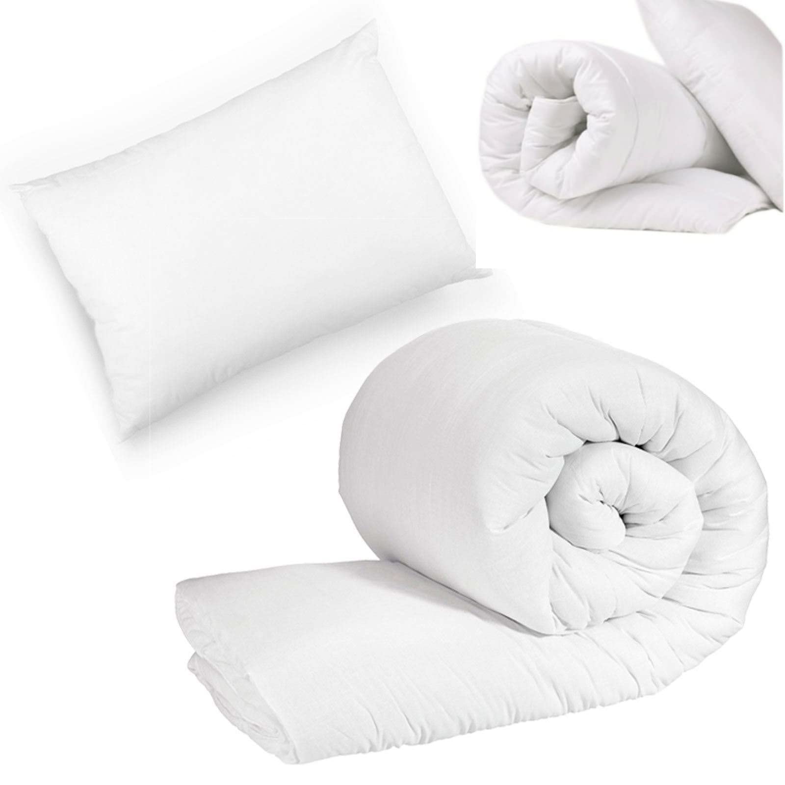 Anti Allergy Junior Baby Toddler Cot Bed Duvet And Pillow Bedding Set (4.5Tog Duvet & Pillow) Amberlinnen Ltd
