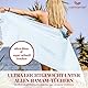 Carenesse Hamamtuch Streifen 90 x 180 cm hellgrau 100% Baumwolle I Sehr leichtes Hamam Handtuch extrem kleines Packmaß I Extra dünnes Pestemal/Fouta saugfähig & schnelltrocknend I Sommerplaid