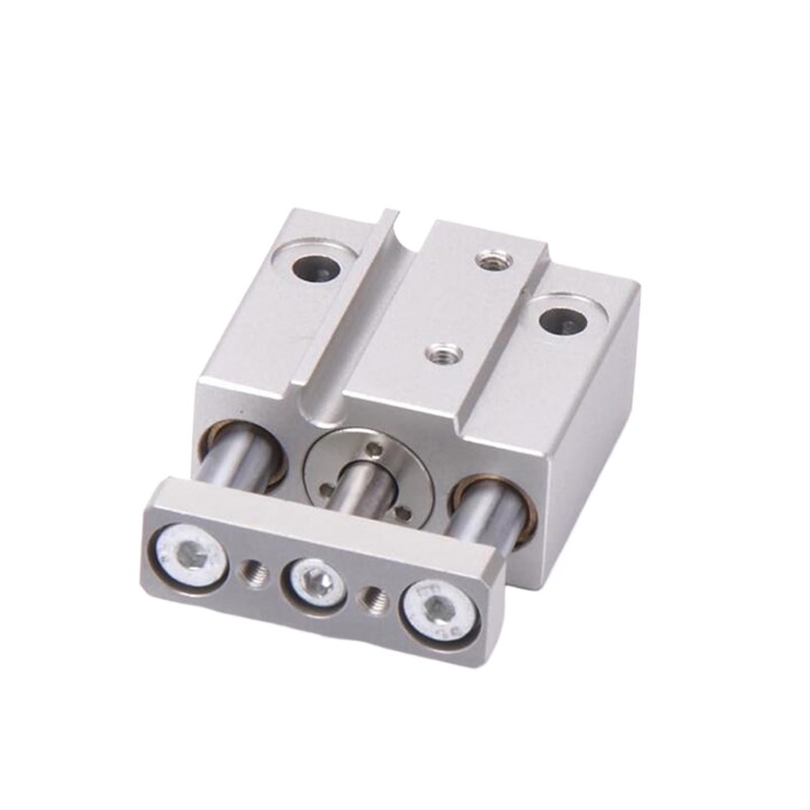 Vérin pneumatique MGJ6-10 à 3 tiges de guidage mini pour automatisme