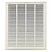 Filtered Return Air Grille, 20 X 25, White, Steel