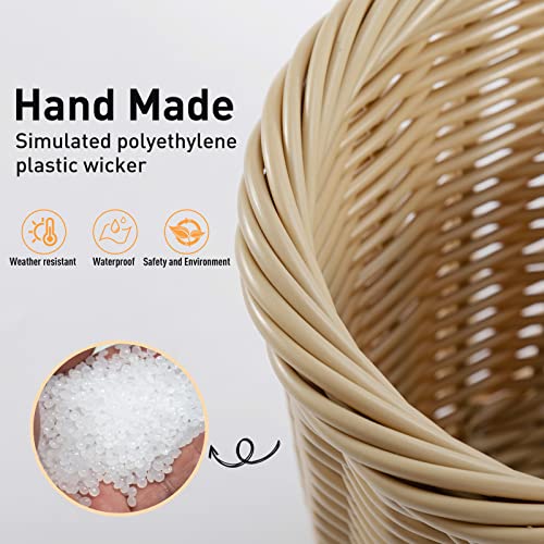 Image of ZUKKA Handlebar Bike Basket,Front Handlebar Adult Storage Basket, Waterproof with Leather Straps,Bicycle Accessory