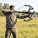 Runzkzy Ball Bearing Bow, Compound Bow Set That Shoots Steel Balls, Right Handed Hunting Bows for Adults, Composite Pulley Bow with Continuous Shooting-Black
