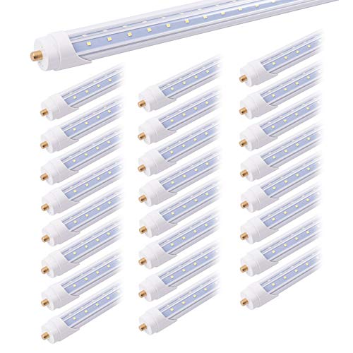 Free Shipping 🛒 25 Pack T8 4FT 24W LED V Shaped Tube Light Bulb,6500K Bright Cool White,Clear Cover,Dual-End Power,FA8 Single Pin Base,Replacement Fluorescent Tubes,T10 T12 Light Fixture for Shop,Warehouse,Garage Best Cyber Deals 🔥 25 Pack T8 4FT 24W LED V Shaped Tube Light Bulb,6500K Bright Cool White,Clear Cover,Dual-End Power,FA8 Single Pin Base,Replacement Fluorescent Tubes,T10 T12 Light Fixture for Shop,Warehouse,Garage