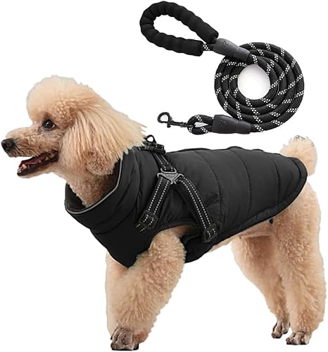 Ffwtpy Giacca Invernale Per Cani Con Imbracatura Integrata Cappotto Caldo