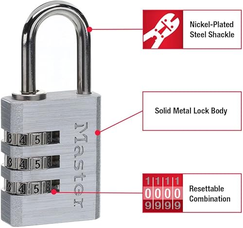 Miniatura 8 de Candado para equipaje Master Lock 630D
