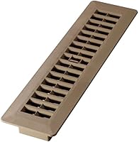 Vista 26 de Decor Grates PL410-WH Registro de piso de plástico de 4 pulgadas por 10 pulgadas, blanco
