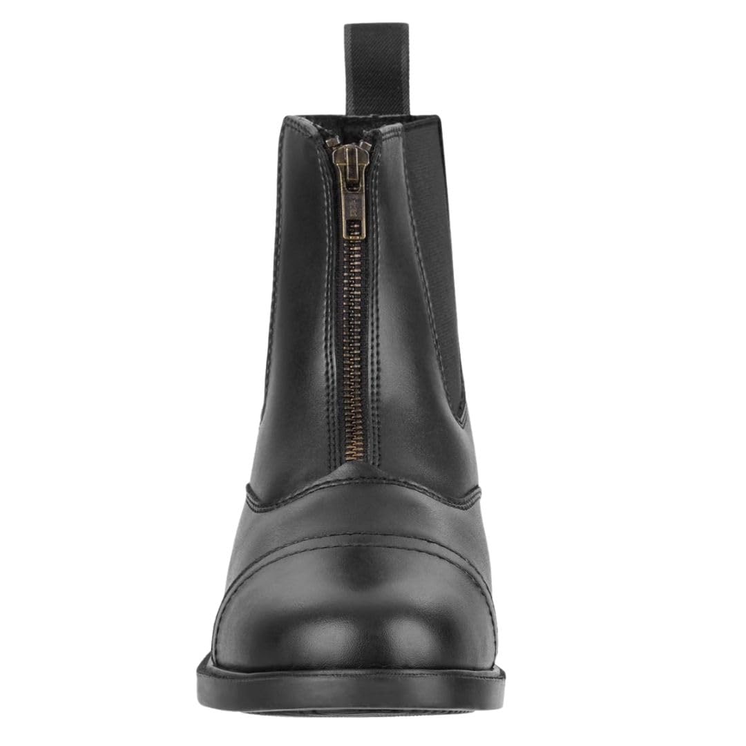 Stiefelette »Frontzip Vegan« - Chelsea Boot - Reit-Schlupf-Schuh - Zipper vorne - Komforteinlegsohle - Gummisohle - Micro Lining - Hautverträglich - Atmungsaktiv