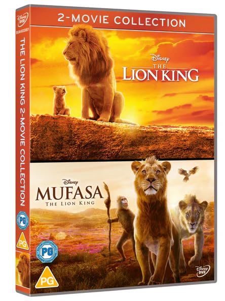 The Lion King/Mufasa: The Lion King 2-Movie Collection [DVD, Region Free, 2-Disc Set]