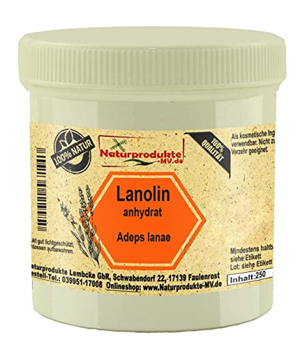 Lanolin anhydrat (250g) Wollwachs Wollfett Salbengrundlage Cover