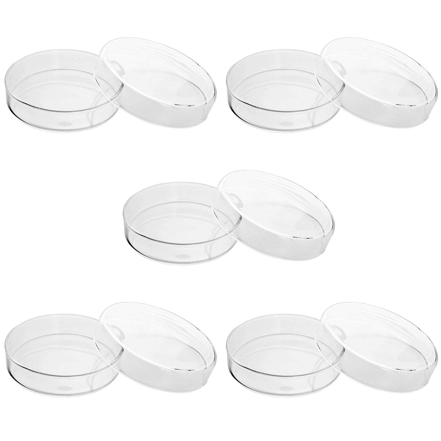ISKO® Borosilicate Glass Petri Dishes (3" or 75mm, 10)