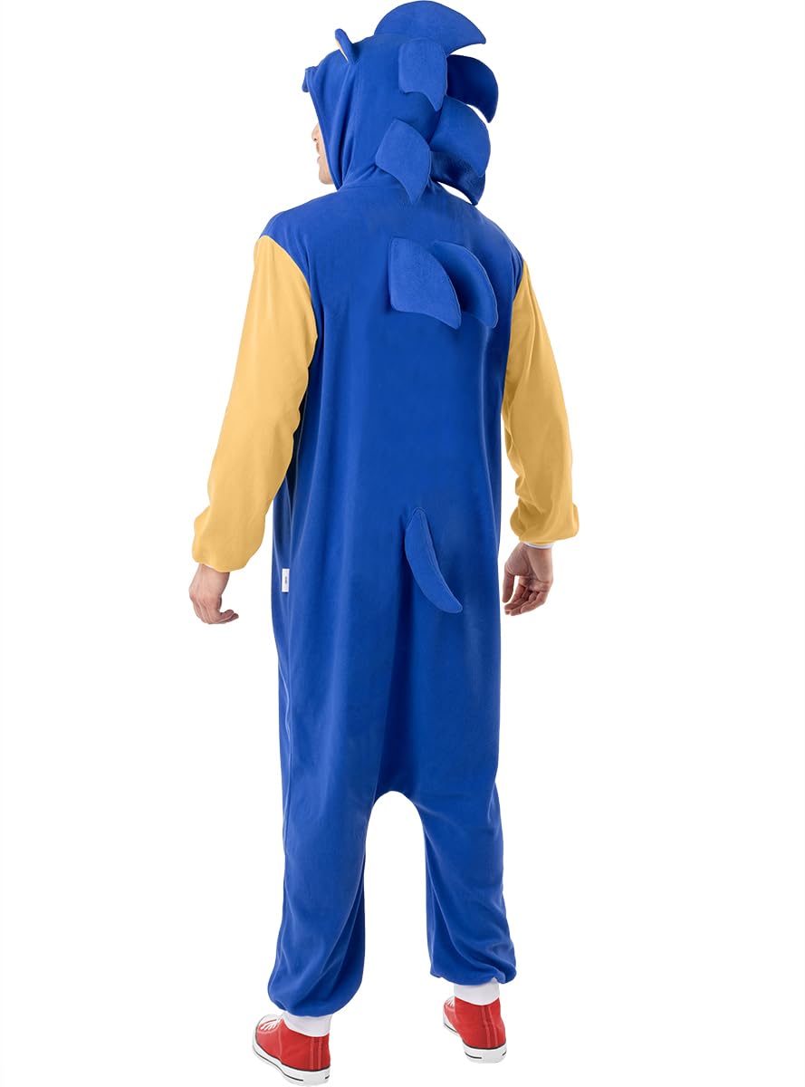 Funidelia Sonic Kostüm für Herren und Damen, Offizielle Lizenz, Games, Film und Serien - Verkleidung für Erwachsene für Partys, Karneval und Halloween