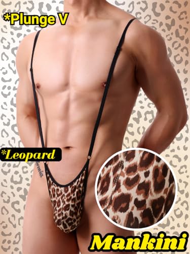 Mens Sexy Thongs Underwear Fits 32-48, Mankini G String For Men, One Piece Lingerie Man Male2