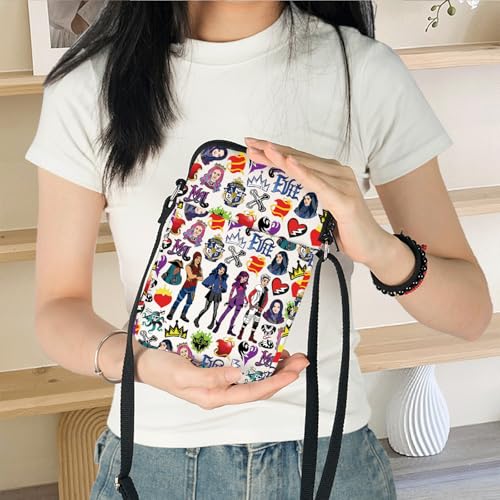 KEYCHIN Mal & Evie Crossbody Bag Jay & Carlos & Jane Fans Gift Audrey & Ben Inspired Shoulder Bag Villain Movie Merch3