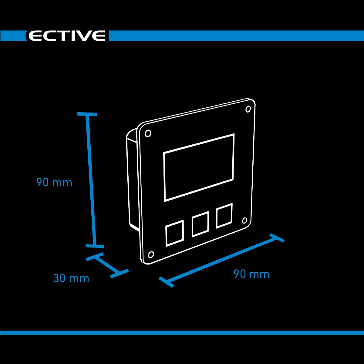 ECTIVE SM 1 Solar Monitor für ECTIVE MPPT Solarladeregler