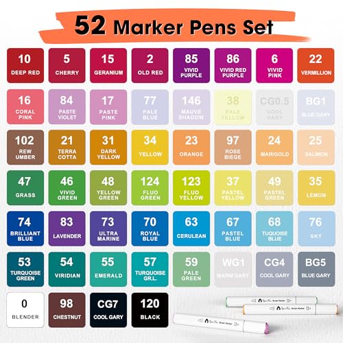 VigorFun 52 Alcohol Markers - 50% Off with Code DBLOVWPE - Image 2