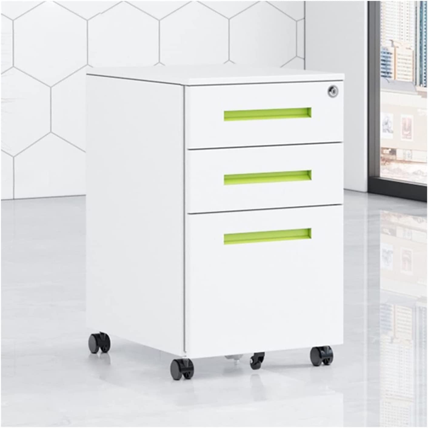 Aioneer Mobile File Cabinet Able Drawers And Push Mechanism Steel Storage Cabinet Floor Standing