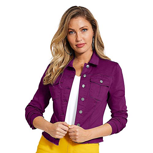 Buy Purple denim jackets In Pakistan 