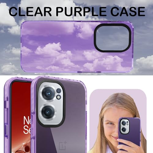 Image of A rtistque Ultra Stylish Back Cover Case for OnePlus Nord CE 2 Lite 5G | Premium Shockproof TPU | Protective Design | OnePlus Nord CE 2 Lite 5G Cover - Purple