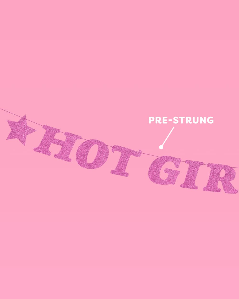 Xo, Fetti Gemini Glitzer Banner – Violett, 152 Cm, Für Geburtstag, Fotohintergrund & Party-Deko