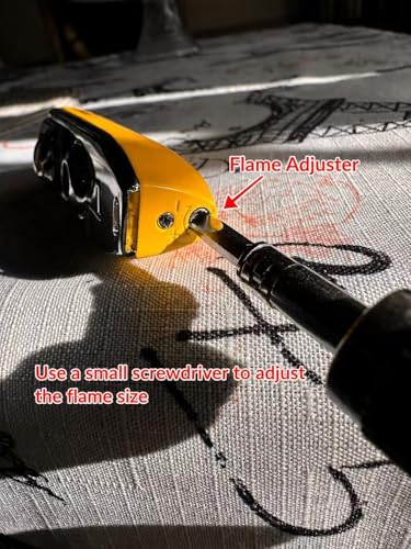 Encendedor de llama azul tipo soplete metálico miniatura 6