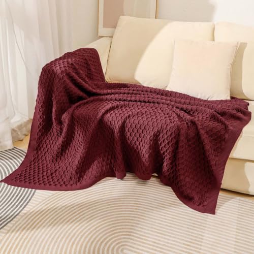 Manta de punto de 51x63 pulgadas para sofa o dormitorio de cuatro estaciones 7