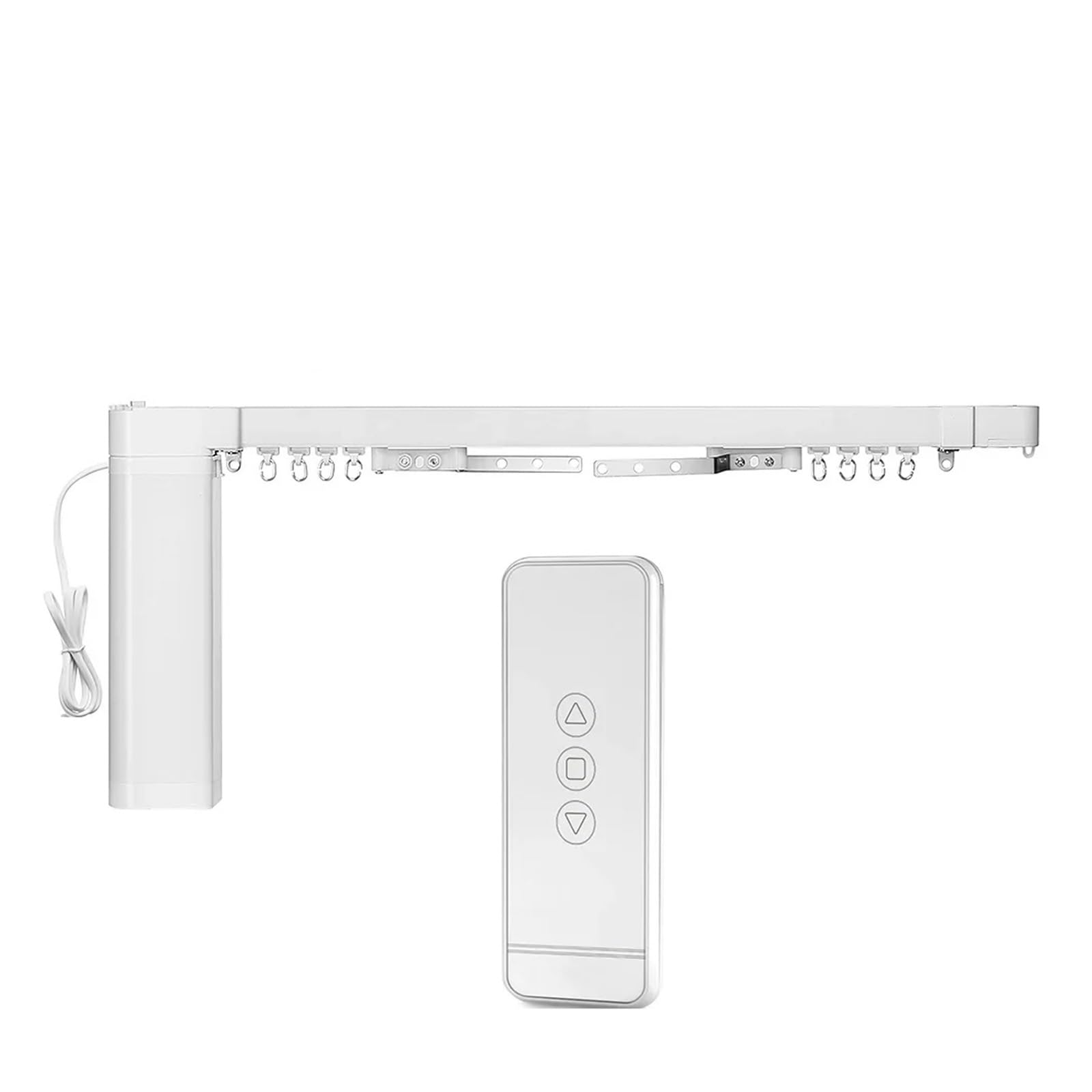 Cortina De Empalme Motorizada WiFi Inteligente, Motor De Pista DIY, Control Remoto RF, Aplicación Smart Life Tuya con Hogar(204.5inch(2.16-5.3m))