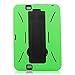 Cellularvilla Hybrid Hard Soft Dual Layer Kickstand Shockproof Protective Case Cover Compatible with Amazon Kindle Fire HD 8.9 Inch (2012) Edition (Green Black)