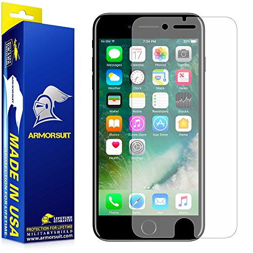 ArmorSuit MilitaryShield Anti-Glare Screen Protector for Apple iPhone 7 - [Max Coverage] Anti-Bubble Matte Film