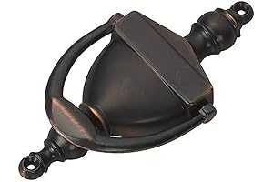 Richelieu Hardware - Ornate Bronze Door Knocker with Oil-Rubbed Finish