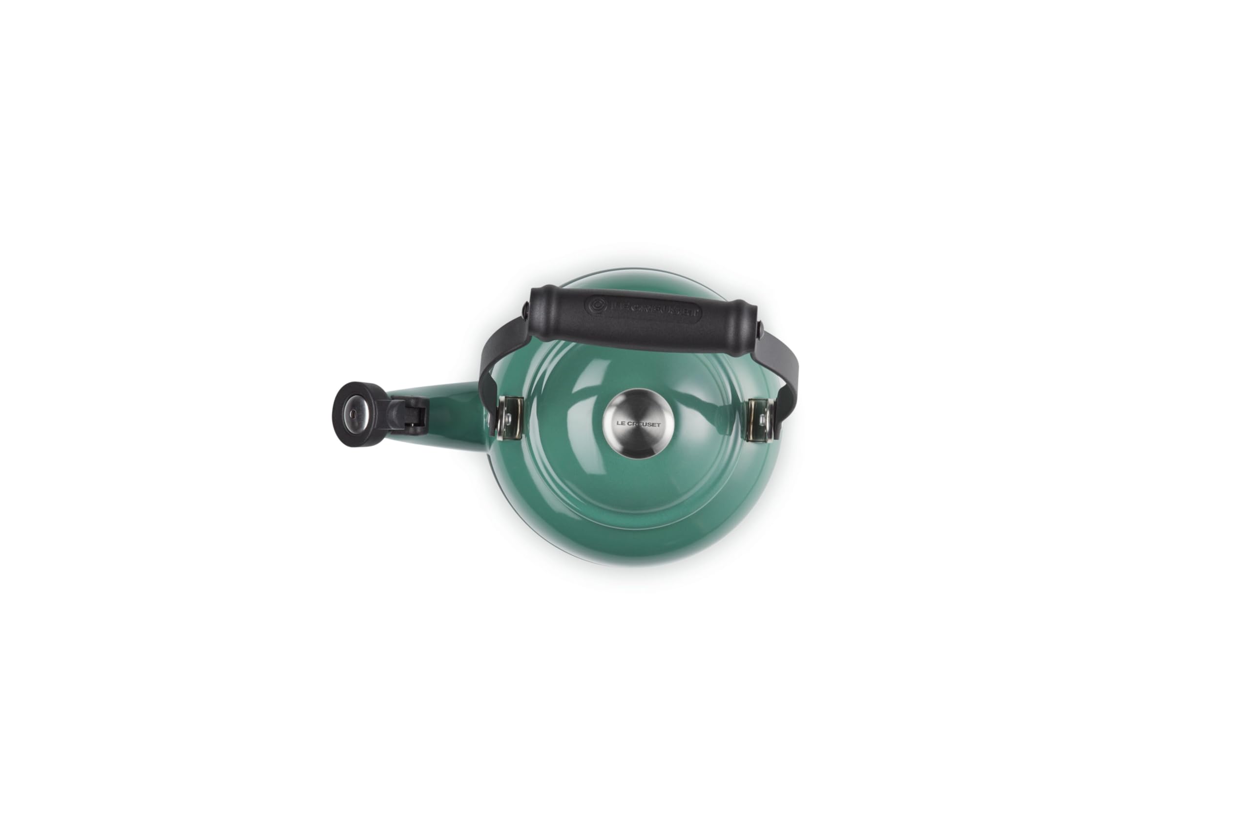Le Creuset Emaille auf Stahl, Demi-Teekessel mit Metall-Finish, 1,25 qt, Artichaut