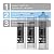 Frizzlife M3002 Replacement Filter Cartridge (C1) - Carbon Block Filter Cartridge - 2nd Stage For SK99, SP99, SK99 NEW and SP99 NEW Water Filter System