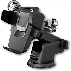Suporte Veicular Para Celular Universal, Ventosa Ultra Forte Para Fixar Painel e Parabrisa, Apoio Para GPS Smartphone Waze Uber, Qualidade Premium