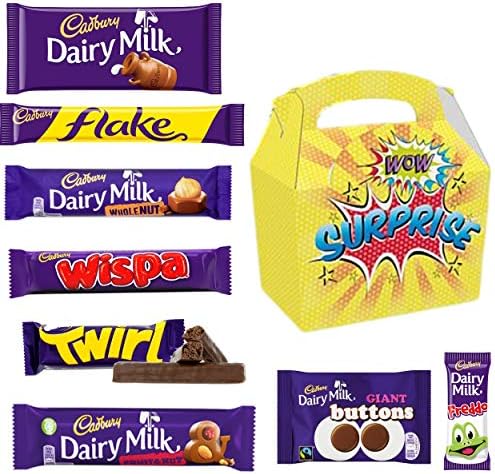 Dairy Milk Chocolate Selection Box - Cadbury Chocolate Selection Box in a Surprise Candy Gift Box.