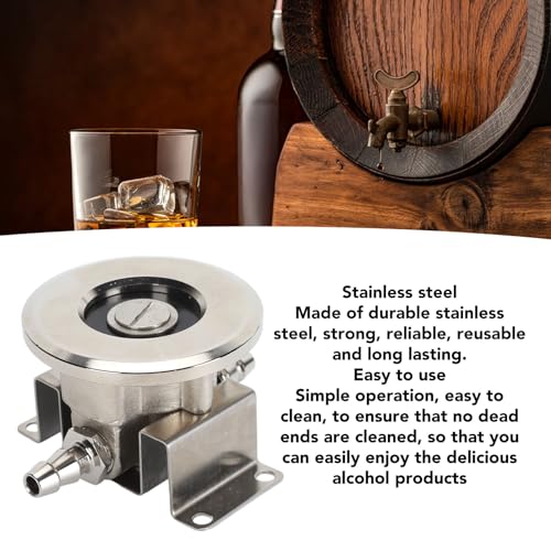 Adaptador de Limpieza de Barril de Cerveza, Fácil de Usar, Grifo de Cerveza de Barril, Acoplador de Barril de Cerveza, Accesorio de Limpieza para Barril, Torre de Cerveza