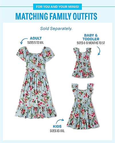 The Children's Place Girls' Mommy and Me Floral Tiered Dress3