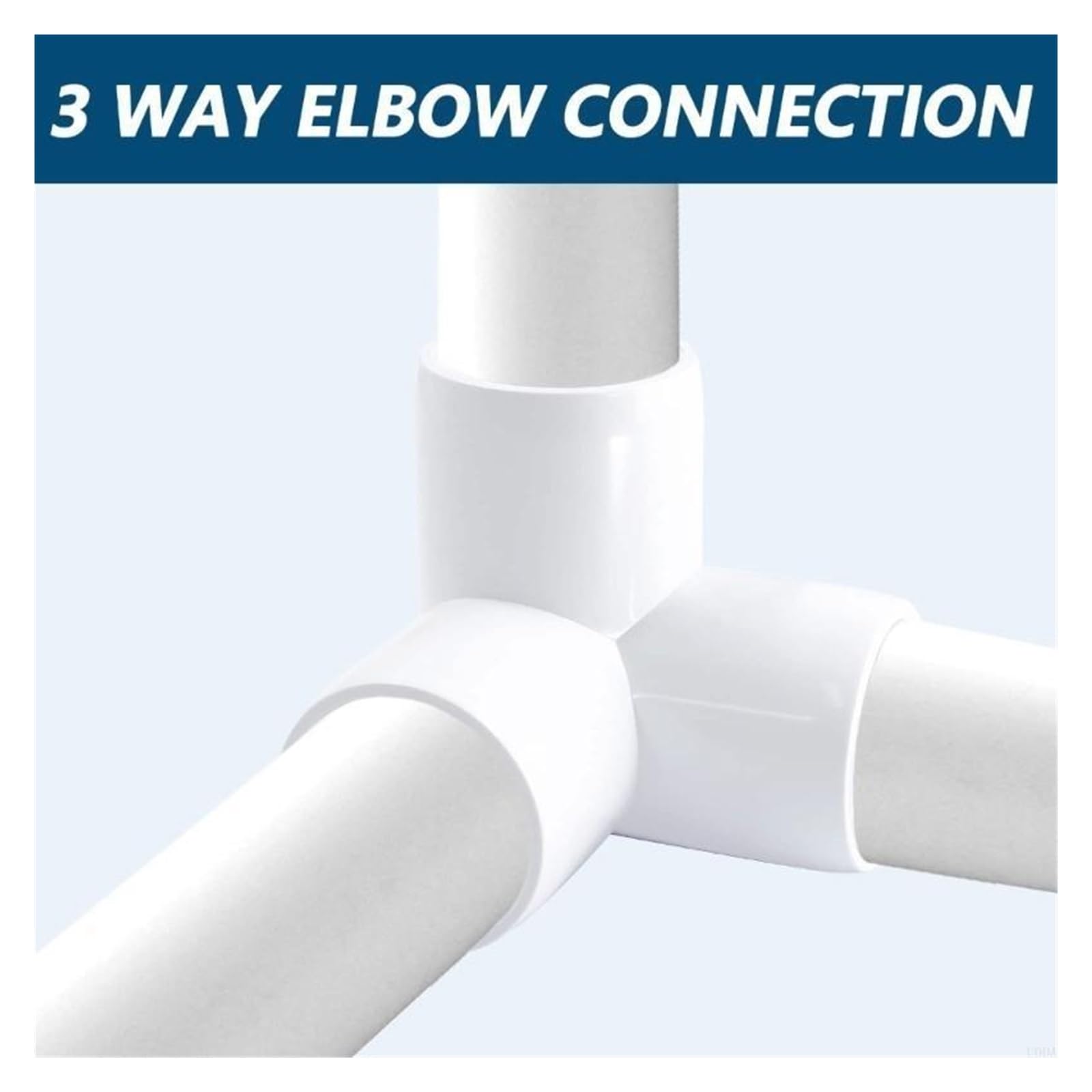 Séparateur de tuyau, Raccords coudés à 3 voies en PVC, 2 pièces, connecteurs de tuyaux 90 degrés, Installation Simple for polyvalents(40 mm)