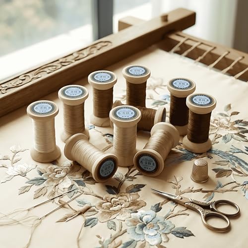 Image of Natural 100% Mulberry Handmade Embroidery Silk Thread Silk Floss (62)