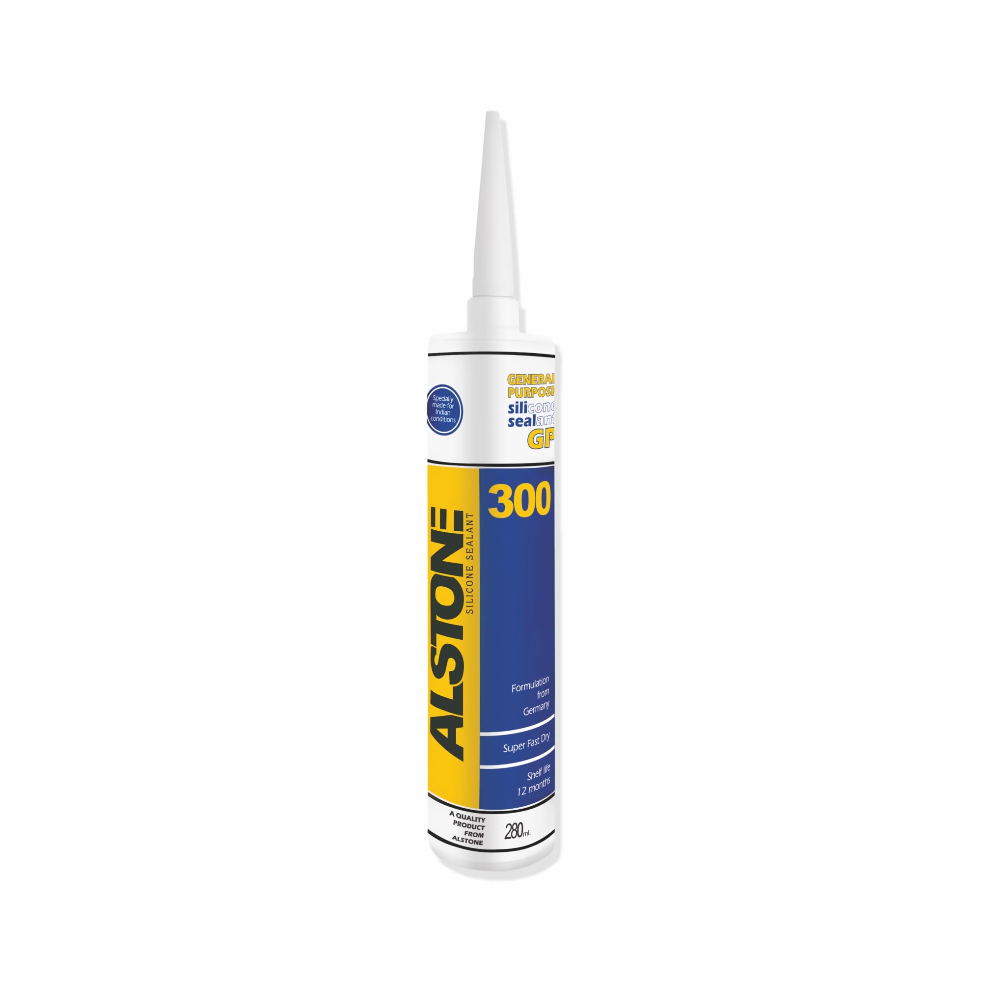Alstone General Purpose Silicone Sealant – High-Quality, Flexible, Water-Resistant, for Interior Gap Filling, Durable Adhesion for Glass, Aluminum, Wood, Ceramics 280ml (Code GP-300) (White) (B0DC75LFNK) Amazon Price History, Amazon Price Tracker