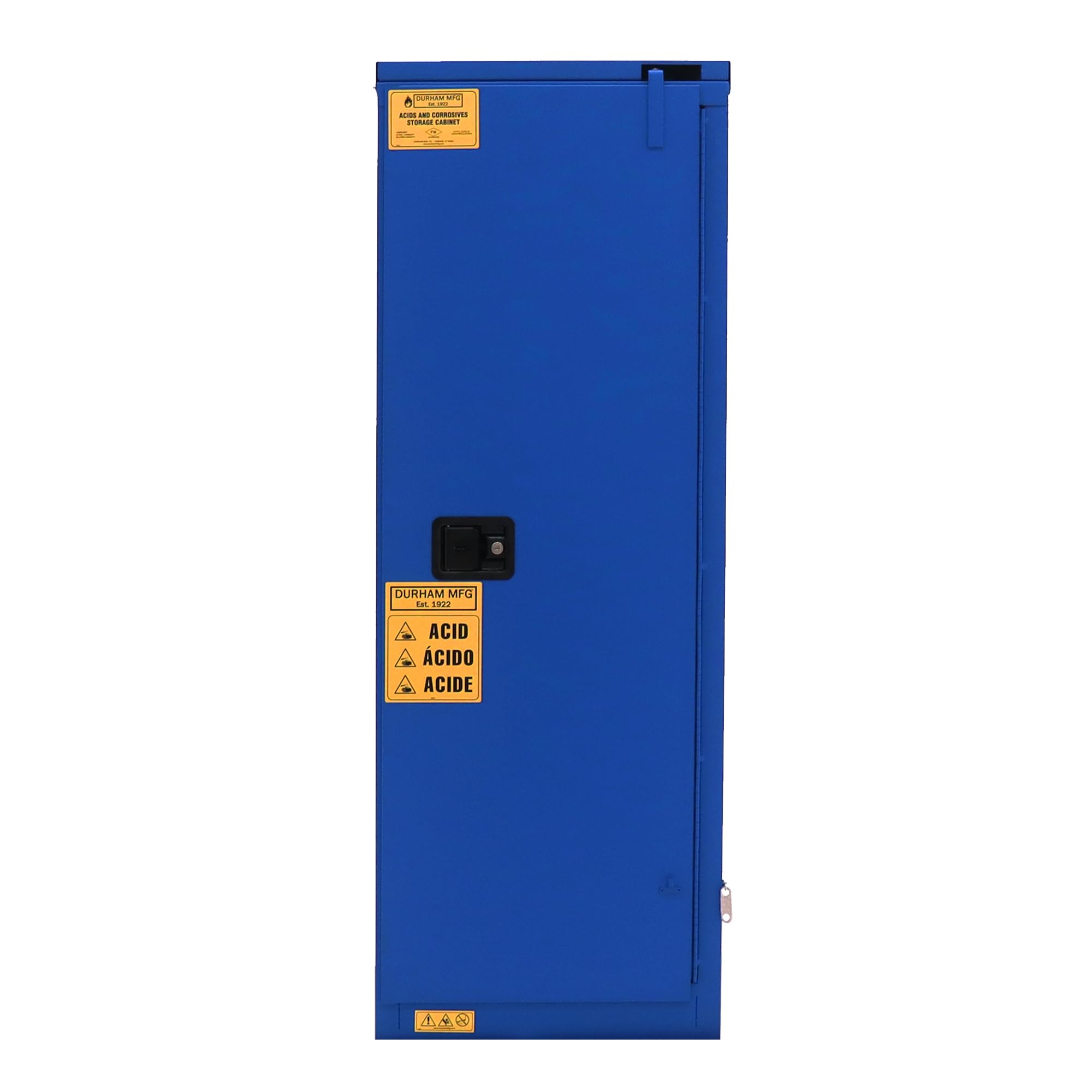 Durham 1022S-293T Corrosive Storage, 22 Gallon, Self Close