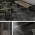 Livelynine Black Vinyl Flooring Planks 32-Tiles 12x12 Waterproof Peel and Stick Floor Tile Bathroom Floor Tiles Self Adhesive Vinyl Plank Sheet Flooring Renter Friendly Kitchen Laminate Linoleum
